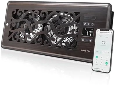 Super Quiet Register Booster Fan — Smart Fan, Howeall