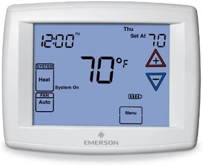 Touchscreen 7-Day Programmable Thermostat — Smart Thermostat, White-Rodgers