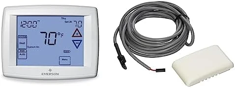 Touchscreen 7-Day Programmable Thermostat — Smart Thermostat, White-Rodgers