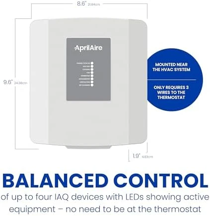 Wi-Fi Programmable Touchscreen Thermostat with IAQ Control — Smart Thermostat, AprilAire