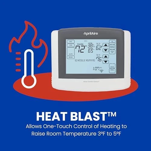 Wi-Fi Programmable Touchscreen Thermostat with IAQ Control — Smart Thermostat, AprilAire