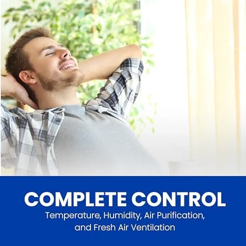 Wi-Fi Programmable Touchscreen Thermostat with IAQ Control — Smart Thermostat, AprilAire