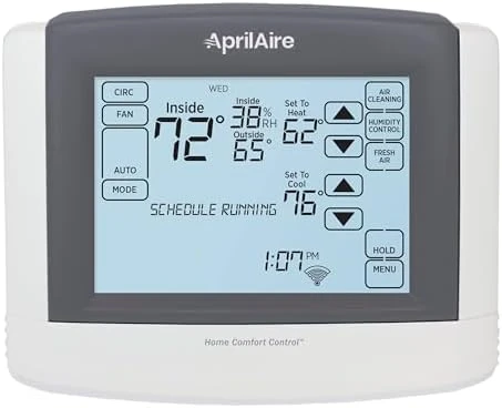 Wi-Fi Programmable Touchscreen Thermostat with IAQ Control — Smart Thermostat, AprilAire
