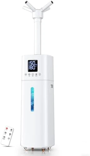 15L/4Gal Humidifier Large Room, 600mL/h Misting, 1200ft² Coverage, Auto Humidity Control, 72H Runtime, Top Fill, Aroma... — Humidifier, Nexva