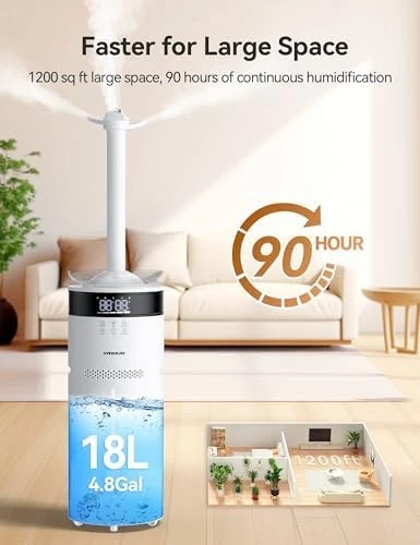 18L Humidifier for Large Room — Humidifier, VAGKRI
