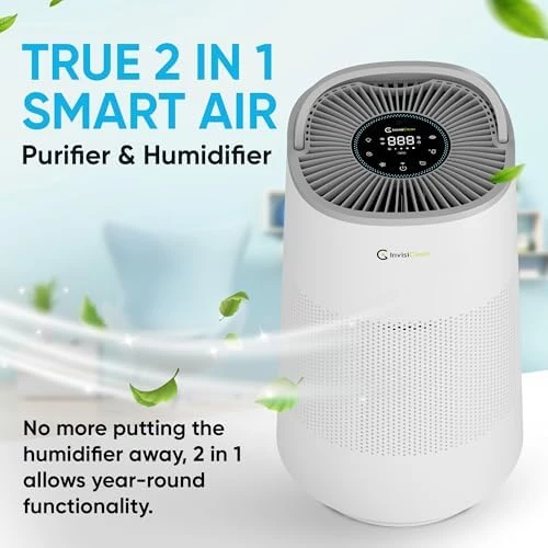2-in-1 Air Purifier and Humidifier Combo — Air Purifier, InvisiClean