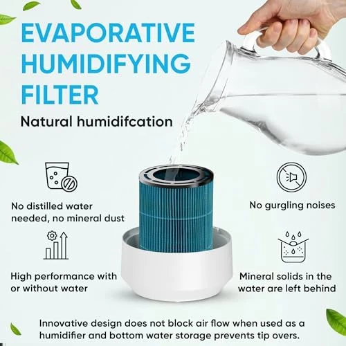 2-in-1 Air Purifier and Humidifier Combo — Air Purifier, InvisiClean