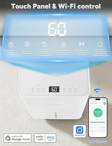 34 Pint Dehumidifier — Dehumidifier, LOMOTIVE