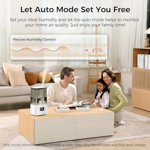 6L Warm and Cool Mist Humidifier with Remote — Humidifier, BOXING