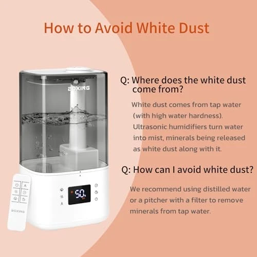 6L Warm and Cool Mist Humidifier with Remote — Humidifier, BOXING