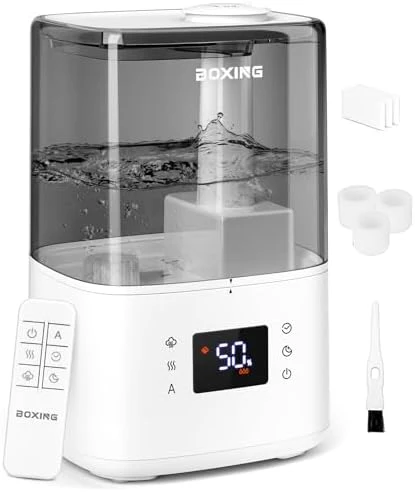 6L Warm and Cool Mist Humidifier with Remote — Humidifier, BOXING