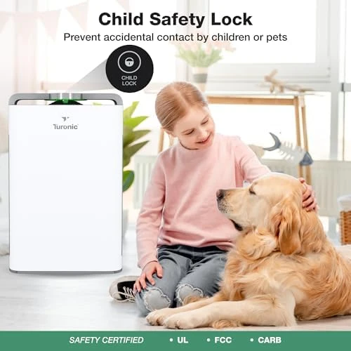 Air Purifier and Humidifier Combo for Large Rooms — Air Purifier, Turonic
