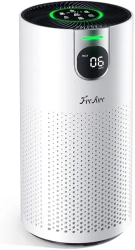 Air Purifier for Home Large Room Covers up to 1800 Ft², VisionAir 20dB Sleep Mode for Bedroom, with Real-Time AQI &... — Air Purifier, FreAire