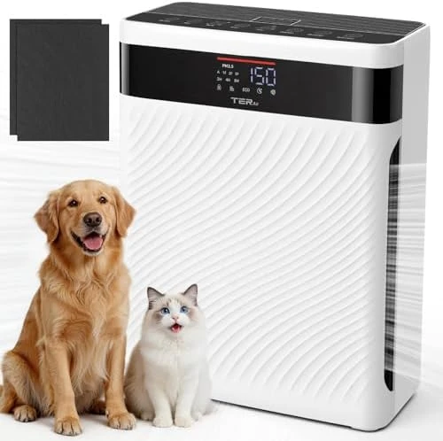 Air Purifier with Pet Hair Capture, H13 HEPA Filter, Smart Auto Mode — Air Purifier, TER