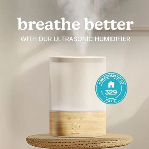 Cool Mist Ultrasonic Humidifier — Humidifier, Homedics