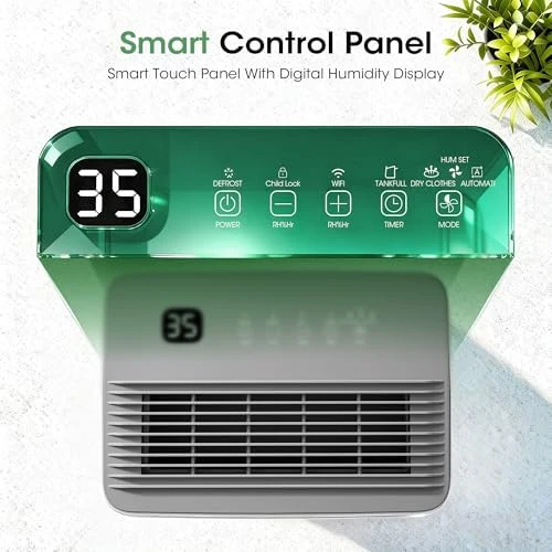 Dehumidifier for Basement, Smart APP WiFi Control, 35 Pint — Dehumidifier, Manastin