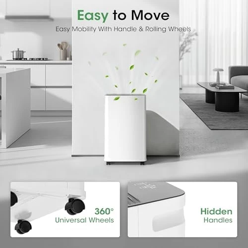 Dehumidifier for Basement, Smart APP WiFi Control, 35 Pint — Dehumidifier, Manastin