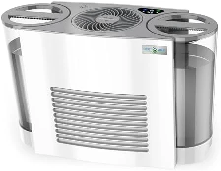 Energy Smart Evaporative Humidifier with 2 Gallon Dual Tank Capacity — Humidifier, Vornado