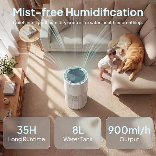 Evaporative Humidifier for Large Rooms up to 1000 ft² — Humidifier, Livatro