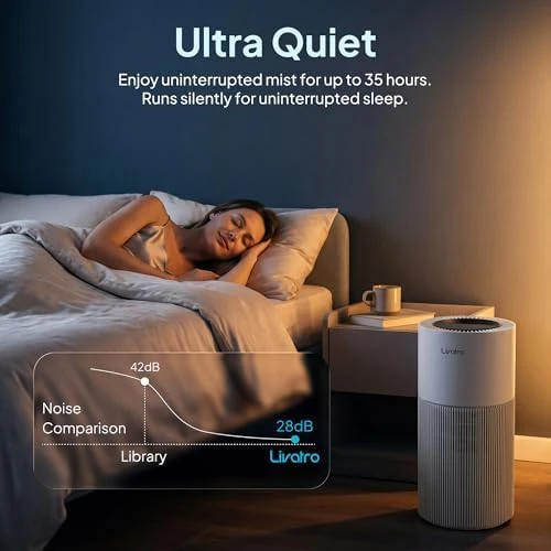 Evaporative Humidifier for Large Rooms up to 1000 ft² — Humidifier, Livatro