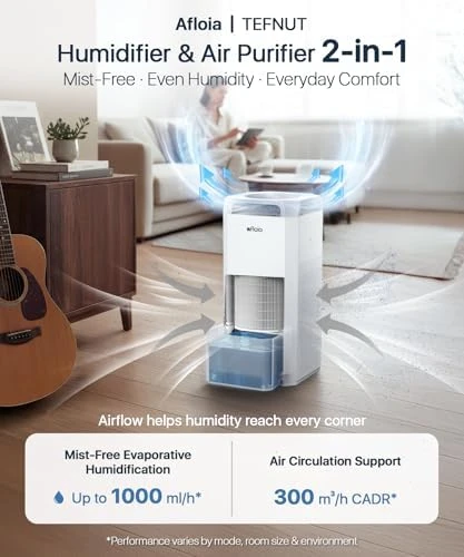 Humidifier and Air Purifier Combo — Humidifier, Afloia