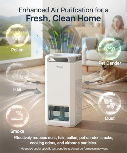 Humidifier and Air Purifier Combo — Humidifier, Afloia