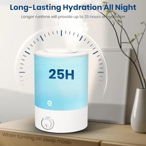 Humidifier for Bedroom — Humidifier, Esemoil