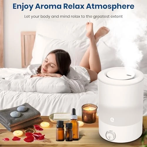 Humidifier for Bedroom — Humidifier, Esemoil
