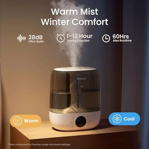 Self-Cleaning Humidifier for Large Room — Humidifier, Provirtec