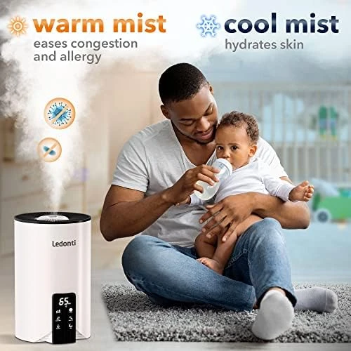 Humidifier for Bedroom Smart Control — Humidifier, Ledonti