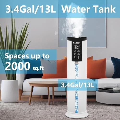 Smart Humidifier, 3.4 Gal (13L) for Bedroom Home — Humidifier, SAYDSI