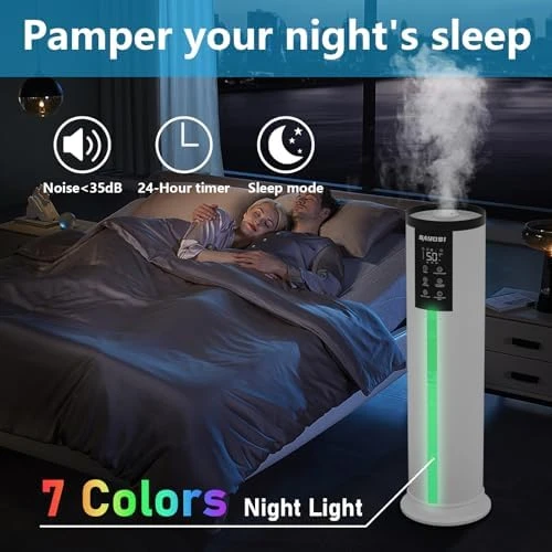 Smart Humidifier, 3.4 Gal (13L) for Bedroom Home — Humidifier, SAYDSI
