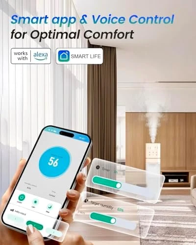 Smart Humidifier for Large Room with Extension Tube — Humidifier, AILINKE