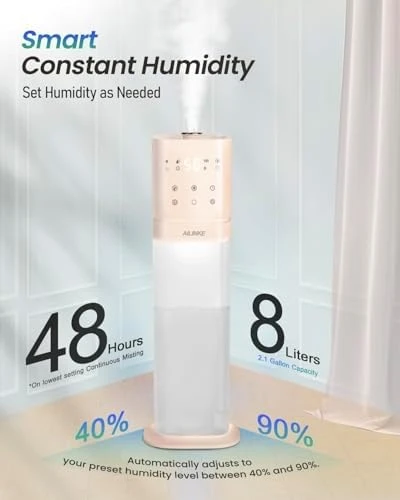Smart Humidifier for Large Room with Extension Tube — Humidifier, AILINKE