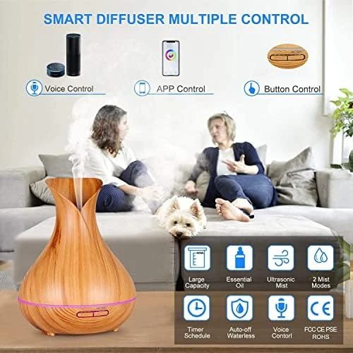 Smart Wi-Fi Essential Oil Diffuser — Essential Oil Diffuser, Blusonno