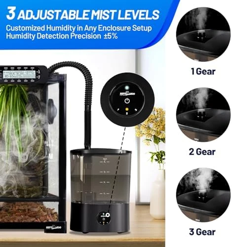 Smart WiFi Reptile Fogger with Timing — Humidifier, REPTI ZOO