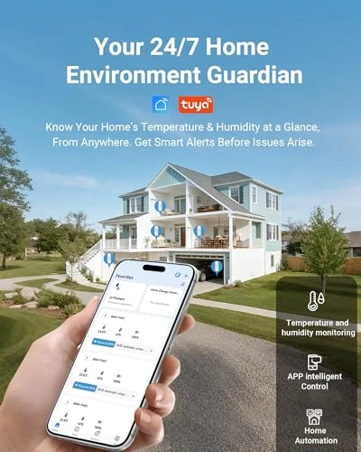 Smart WiFi Temperature Humidity Monitor — Humidifier, Drusine