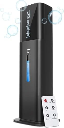 Ultrasonic Cool Mist Humidifier with Timer and Humidistat — Humidifier, let'me