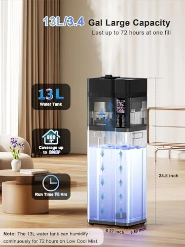 Warm & Cool Mist Humidifier — Humidifier, Zeova