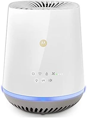 Wi-Fi Connected Smart Air Purifier with Integrated Night Light — Air Purifier, Motorola