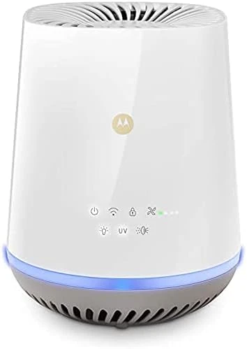 Wi-Fi Connected Smart Air Purifier with Integrated Night Light — Air Purifier, Motorola
