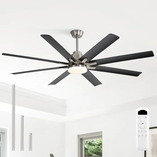 66 Inch Smart Ceiling Fan with Light — Smart Fan, Sofucor