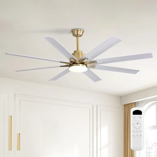 66 Inch Smart Ceiling Fan with Light — Smart Fan, Sofucor