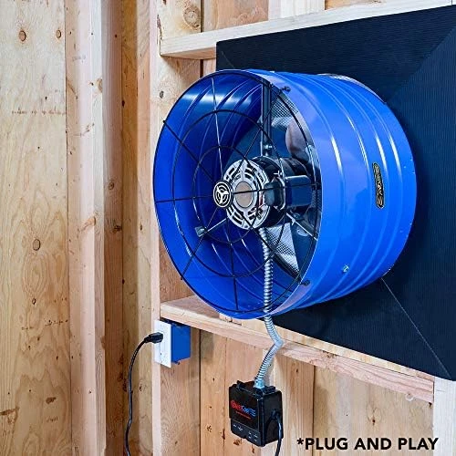 Smart Attic Fan for Gable Vents — Smart Fan, Quietcool