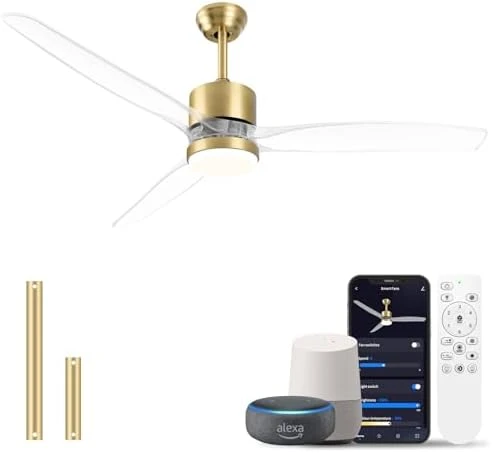 Smart Ceiling Fan with Light — Smart Fan, OKELI