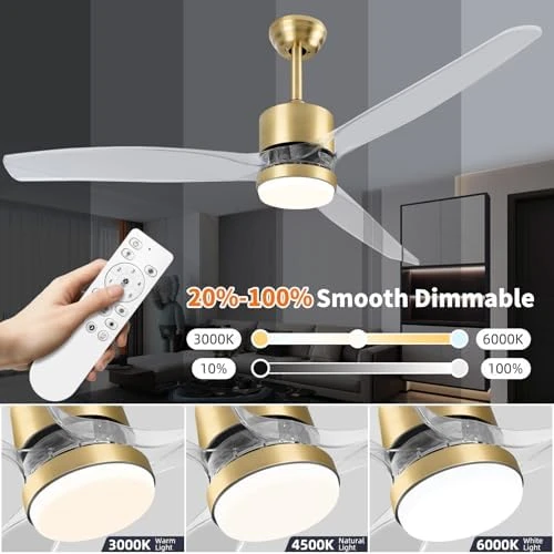 Smart Ceiling Fan with Light — Smart Fan, OKELI
