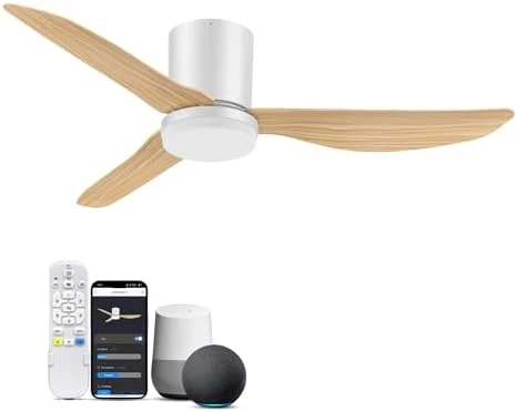 Smart Ceiling Fan with Lights and Remote — Smart Fan, GentleBreeze