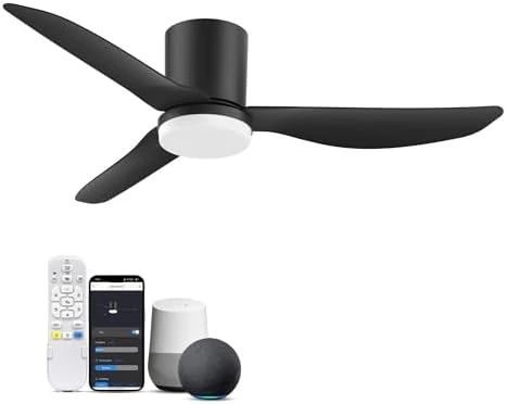 Smart Ceiling Fan with Lights and Remote — Smart Fan, GentleBreeze