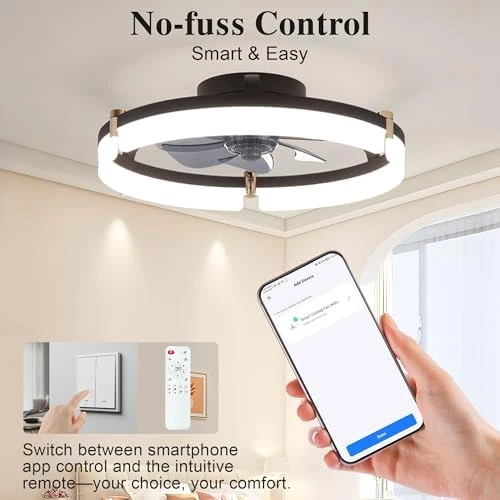 Smart Ceiling Fan with Lights Remote — Smart Fan, DIAMONDFORGE