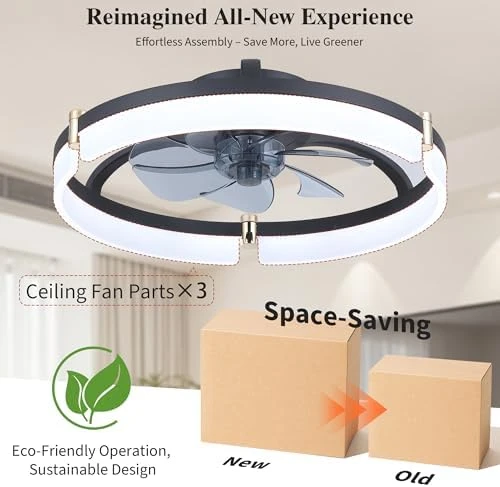 Smart Ceiling Fan with Lights Remote — Smart Fan, DIAMONDFORGE